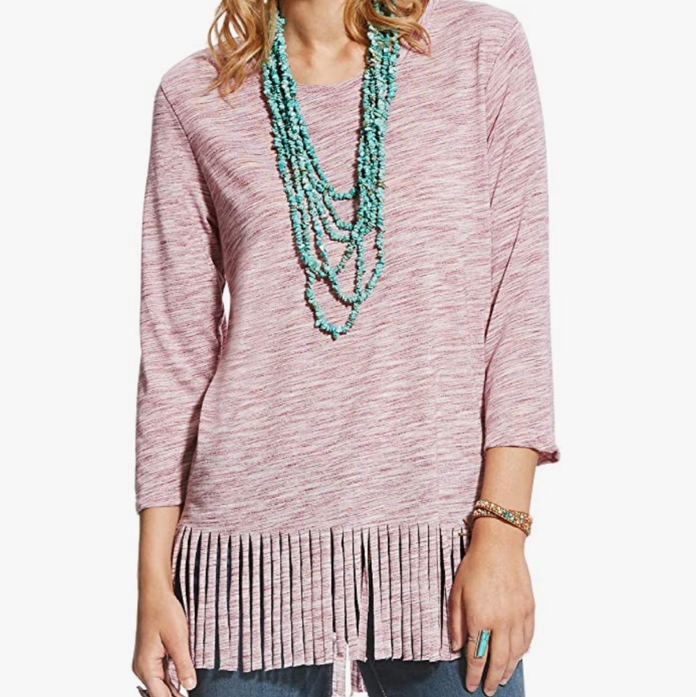 NWT Ariat "You've Been Fringed" Blouse